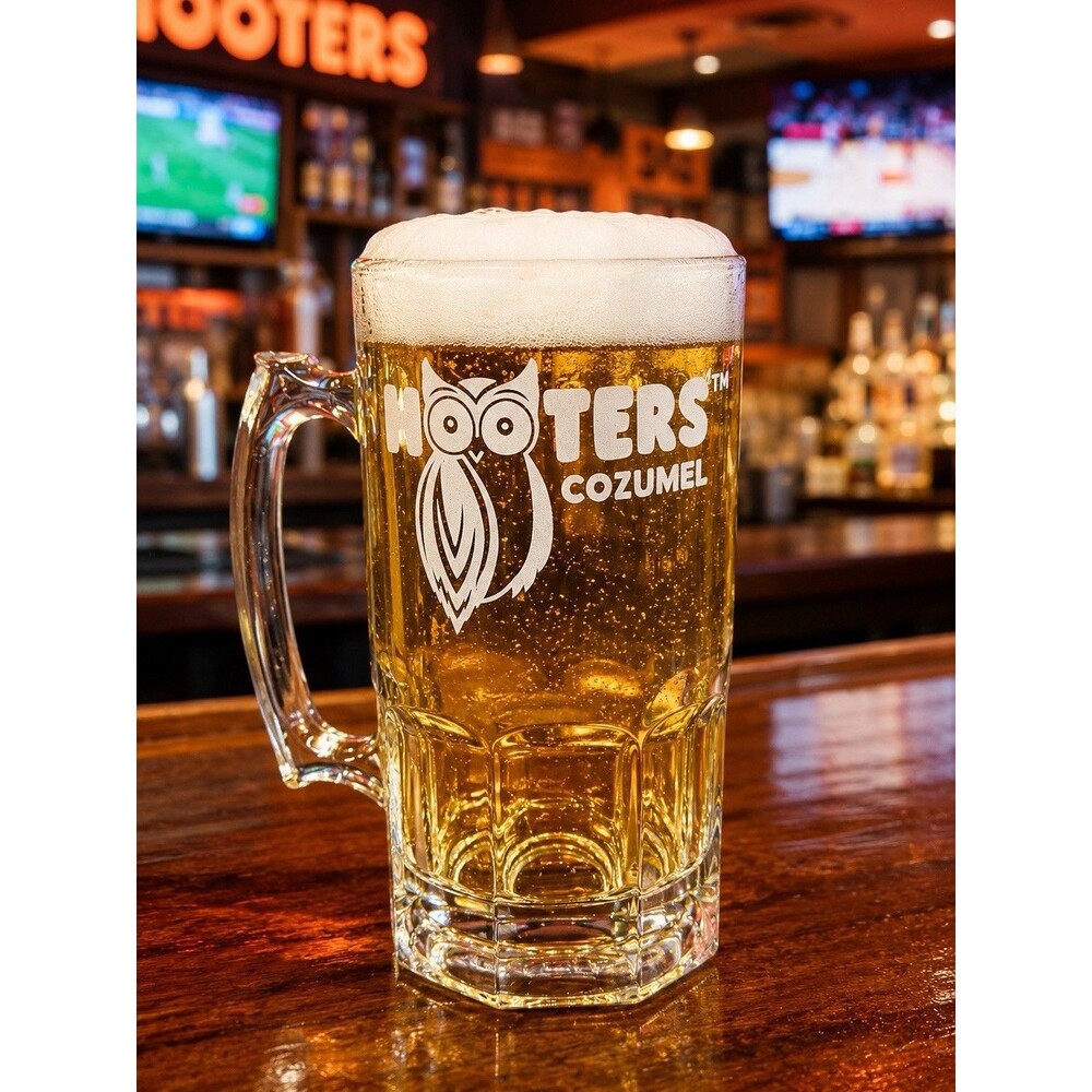 Hooters Cozumel Mexico Stein